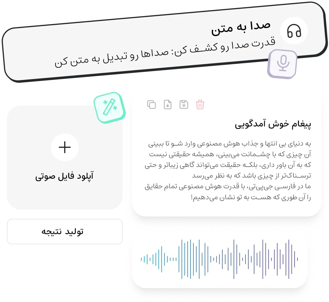 AI speech to text transformer